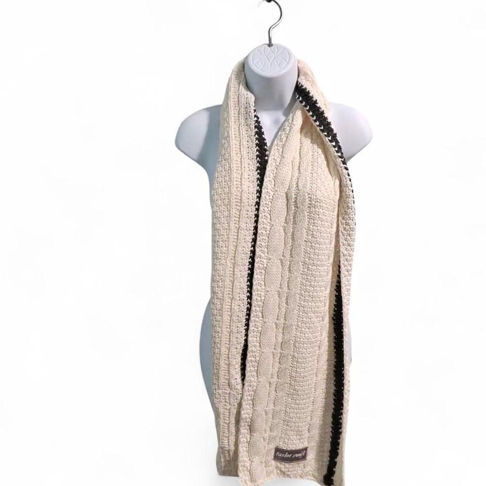 Taylor Swift Cardigan Cream Cable Knit Scarf Official Merch